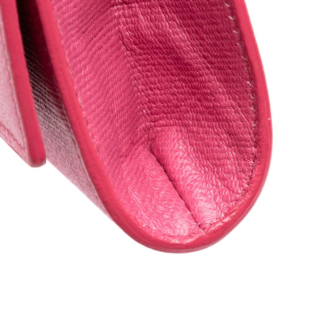 Saint Laurent Textured Calfskin Chyc Ligne Clutch - Image 12