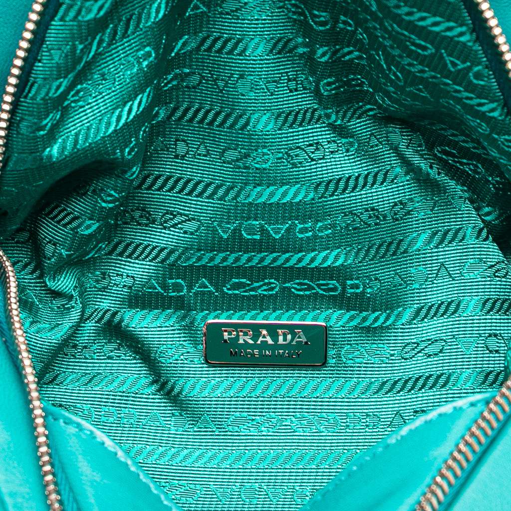 Prada Nappa Padded Signaux Triangle Satchel - 4