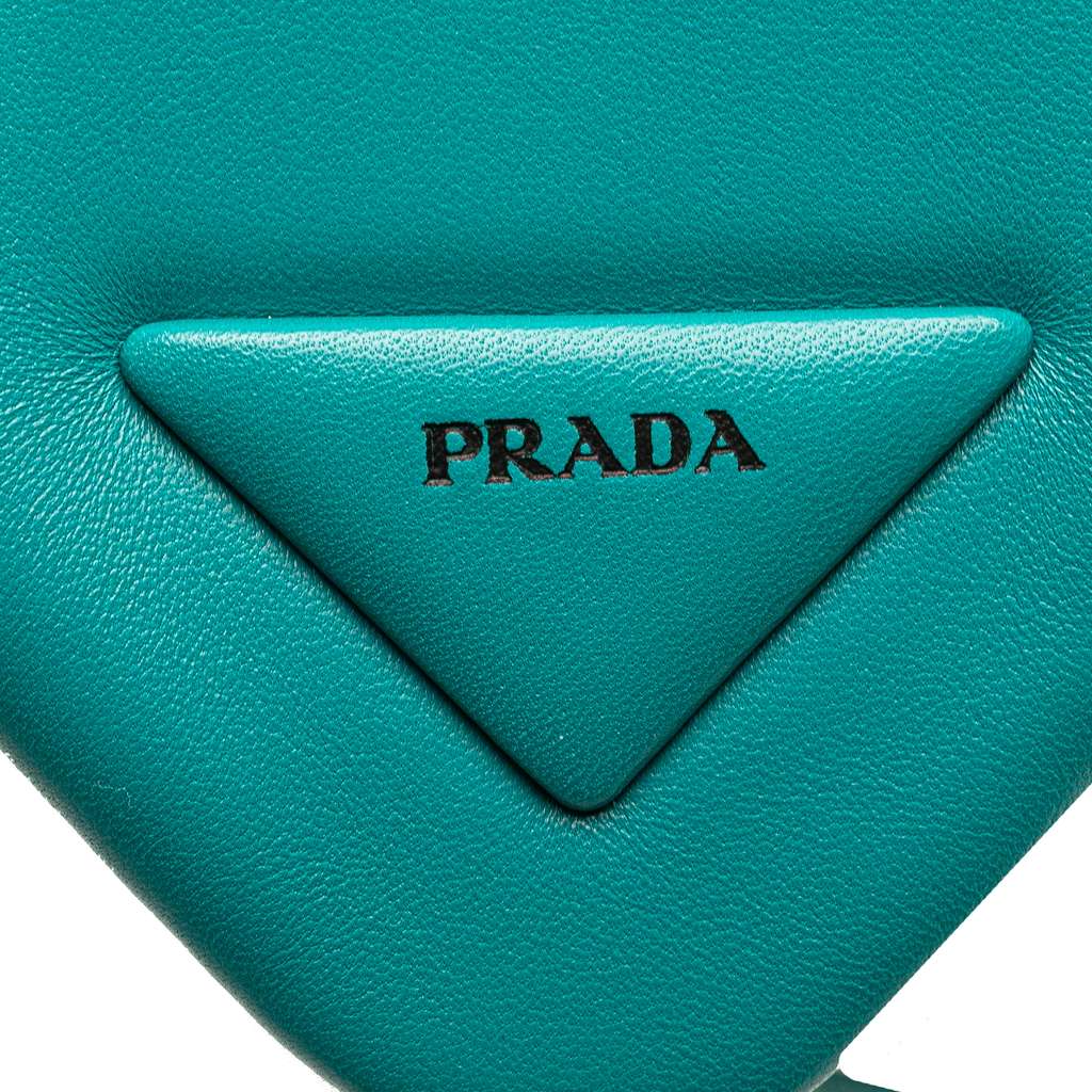 Prada Nappa Padded Signaux Triangle Satchel - Image 10