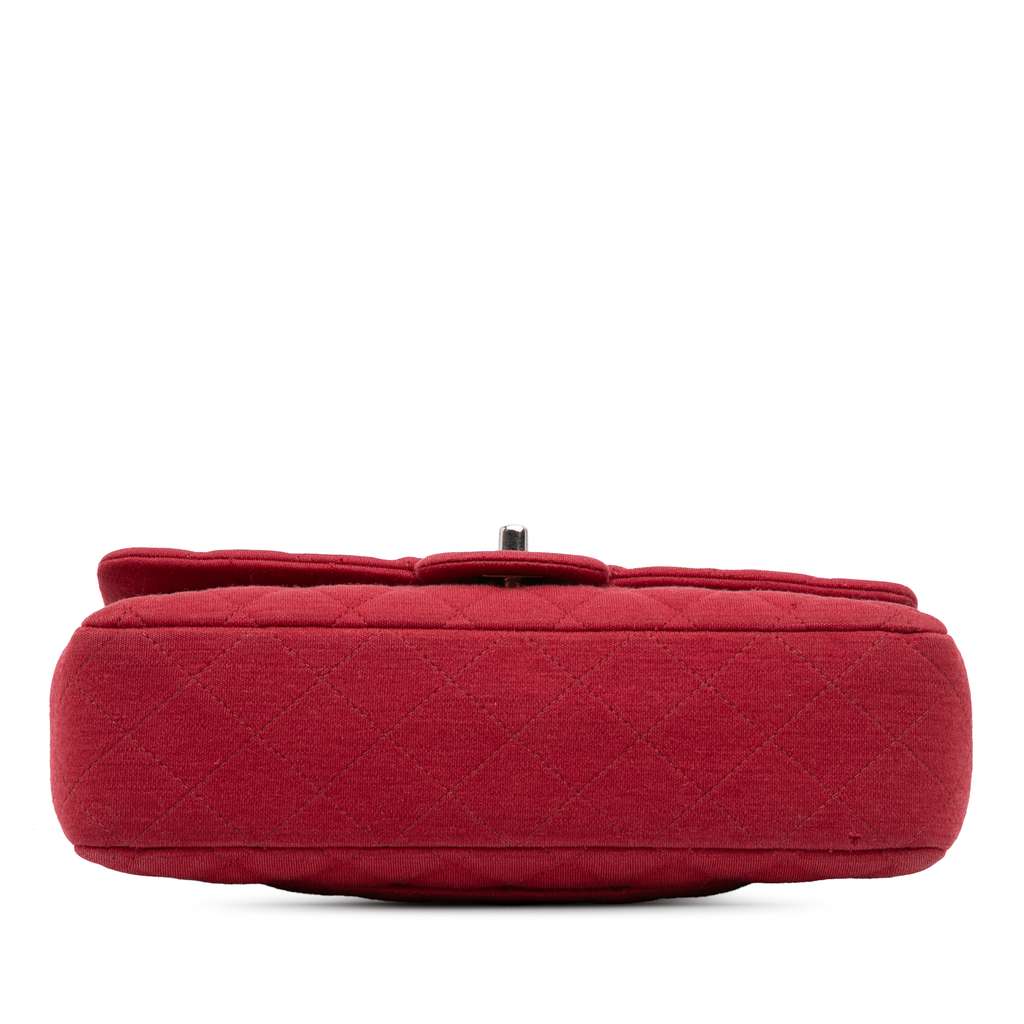 Chanel Medium Classic Jersey Double Flap - Image 6