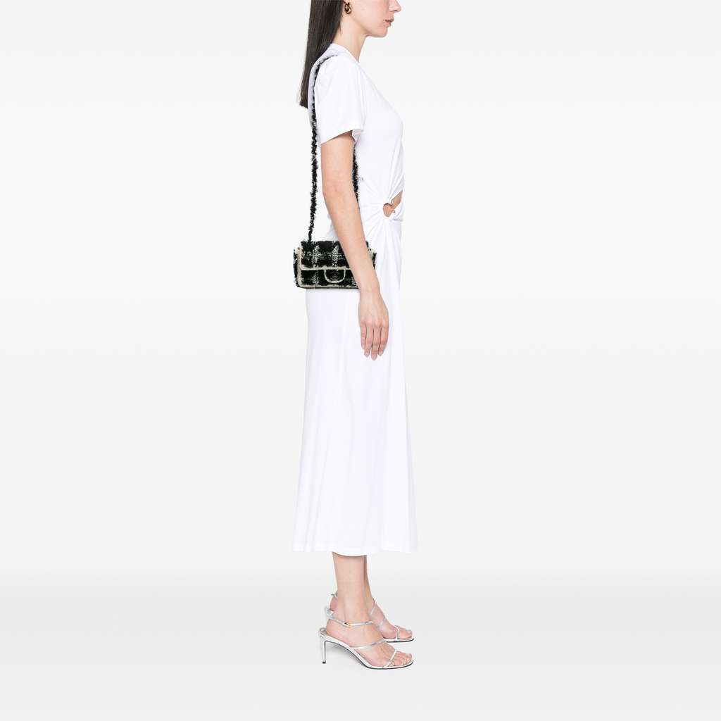 Chanel Mini Rectangular Classic Tweed Tartan Single Flap - Image 14