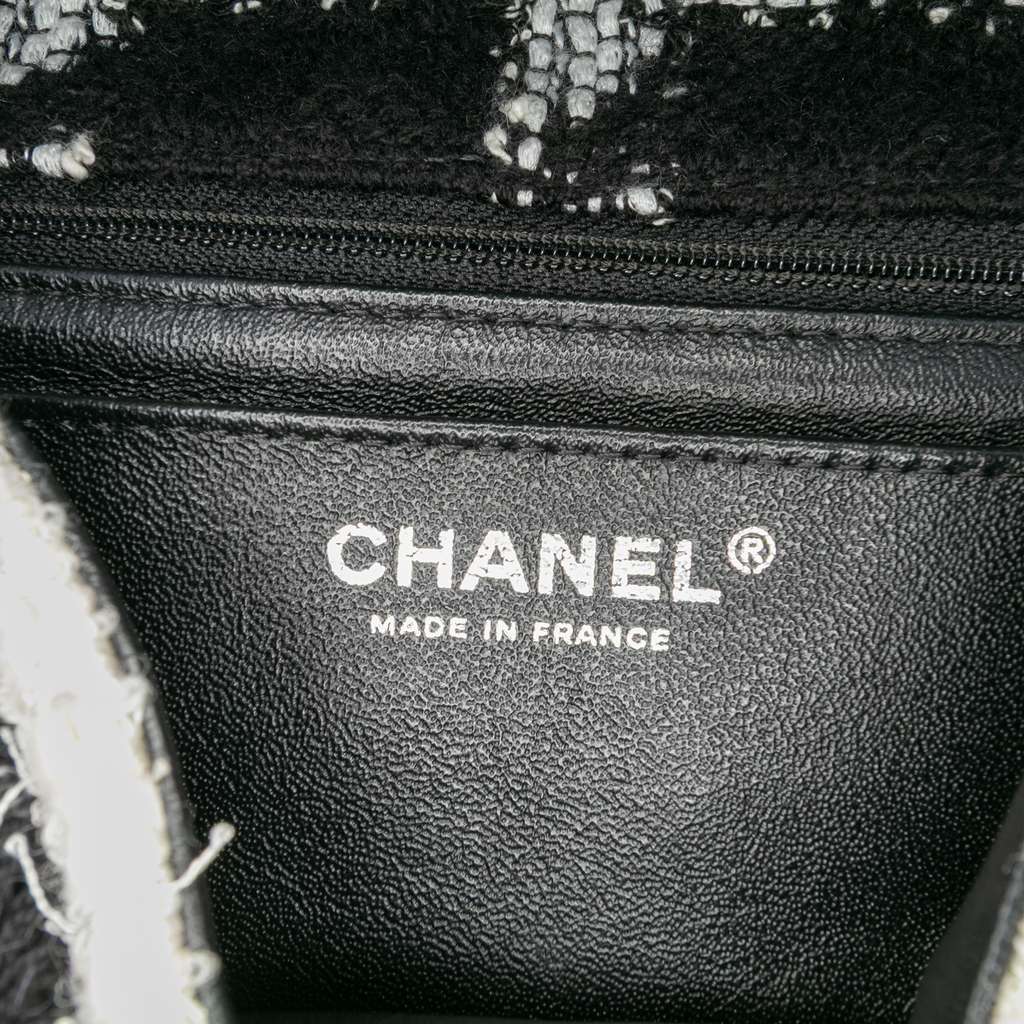 Chanel Mini Rectangular Classic Tweed Tartan Single Flap - Side view