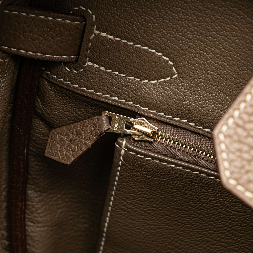 Hermès Togo Birkin Retourne 30 - Detail 2