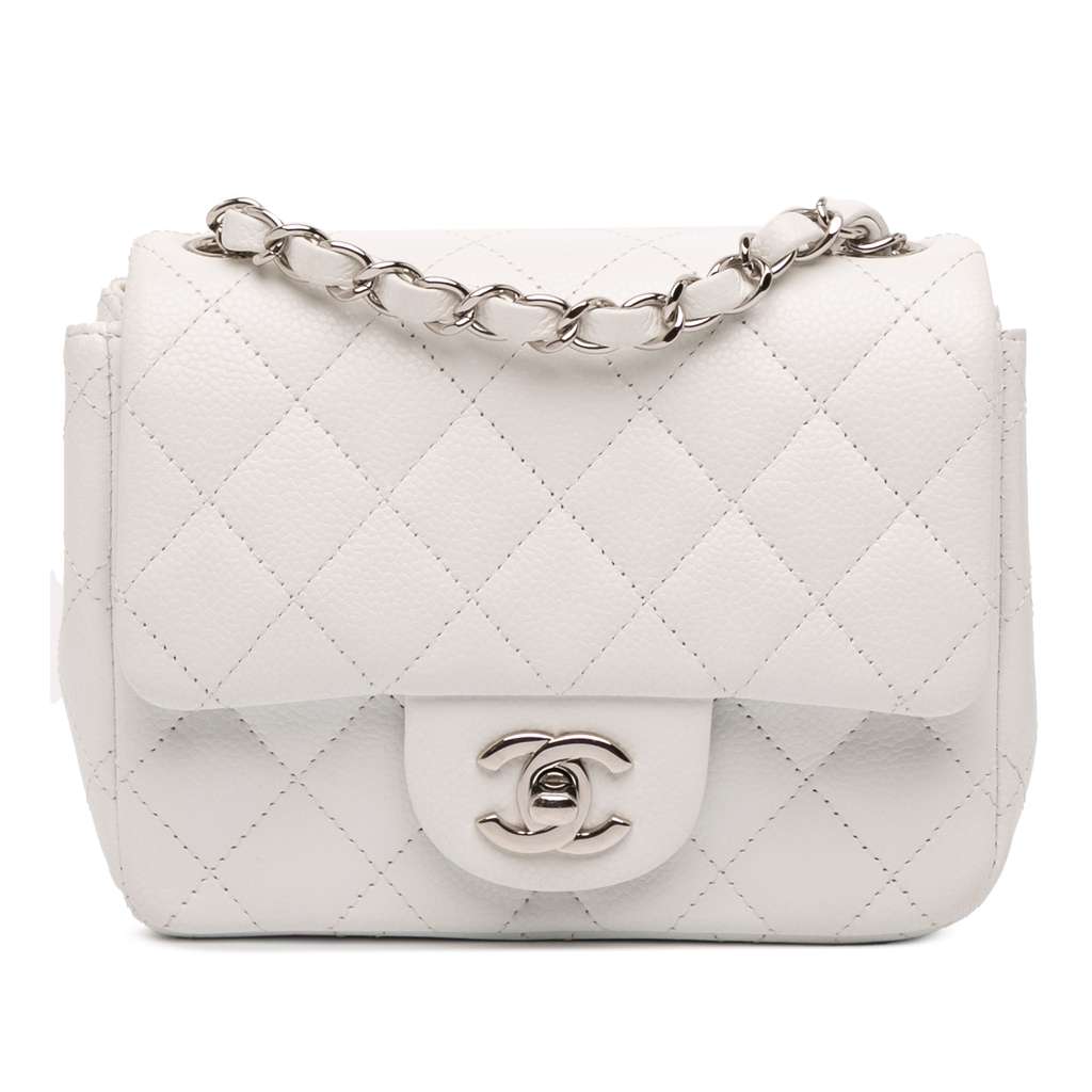 Chanel Mini Square Classic Caviar Single Flap