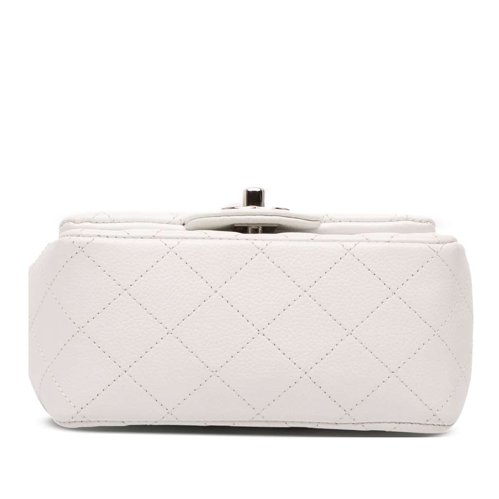 Chanel Mini Square Classic Caviar Single Flap - Image 6