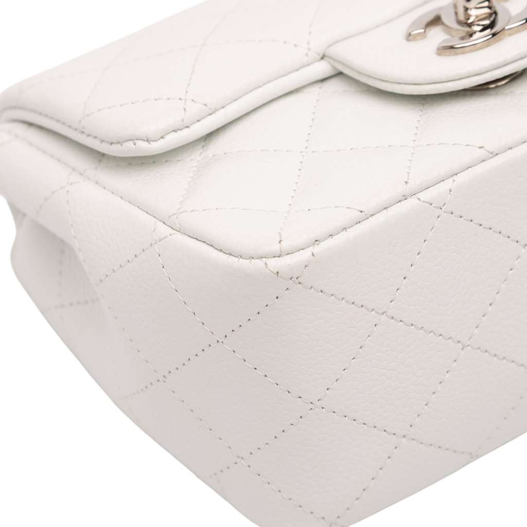 Chanel Mini Square Classic Caviar Single Flap - Detail 2