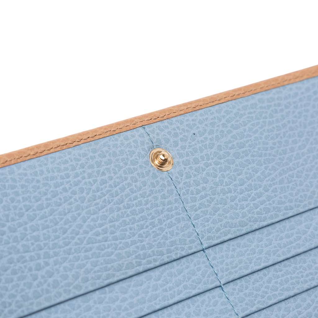 Gucci Dollar Calfskin Swing Wallet On Strap - Image 10