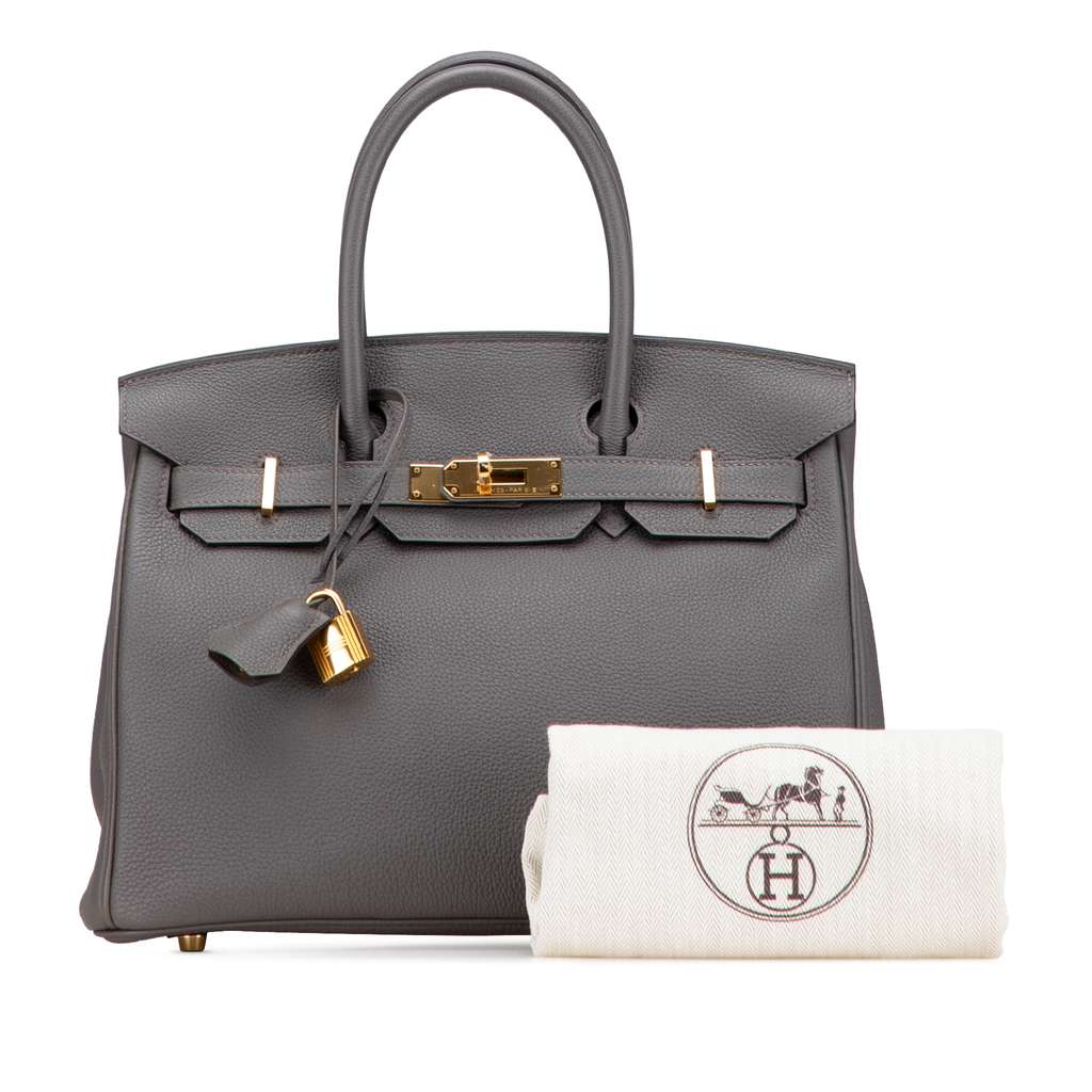 Hermès Togo Birkin Retourne 30 - Image 13
