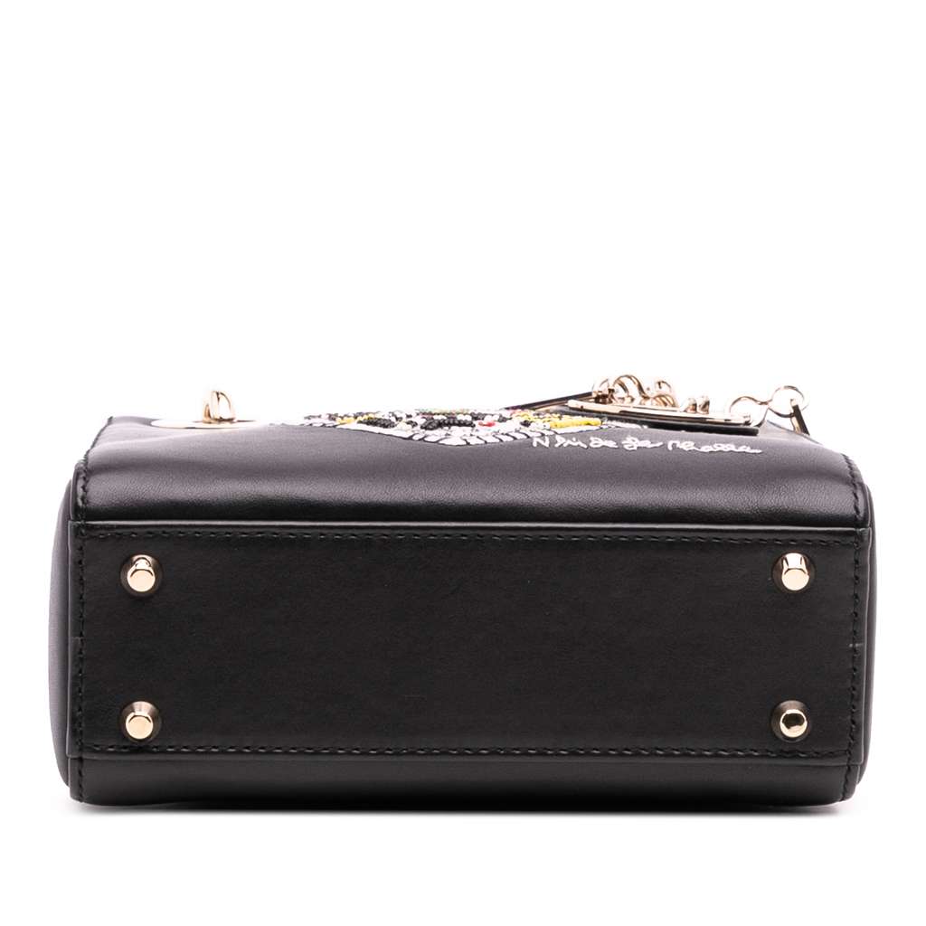 Dior Niki De Saint Phalle Mini Calfskin Heart Lady Dior - Image 6