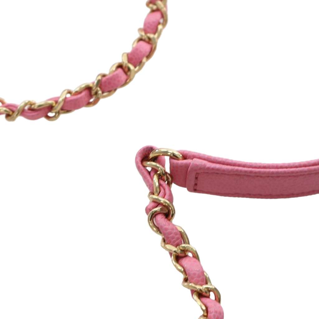 Chanel Mini Quilted Caviar CC Messenger Flap - Image 14