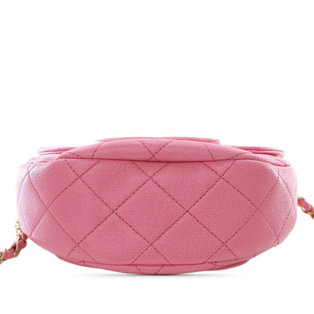 Chanel Mini Quilted Caviar CC Messenger Flap - Image 6