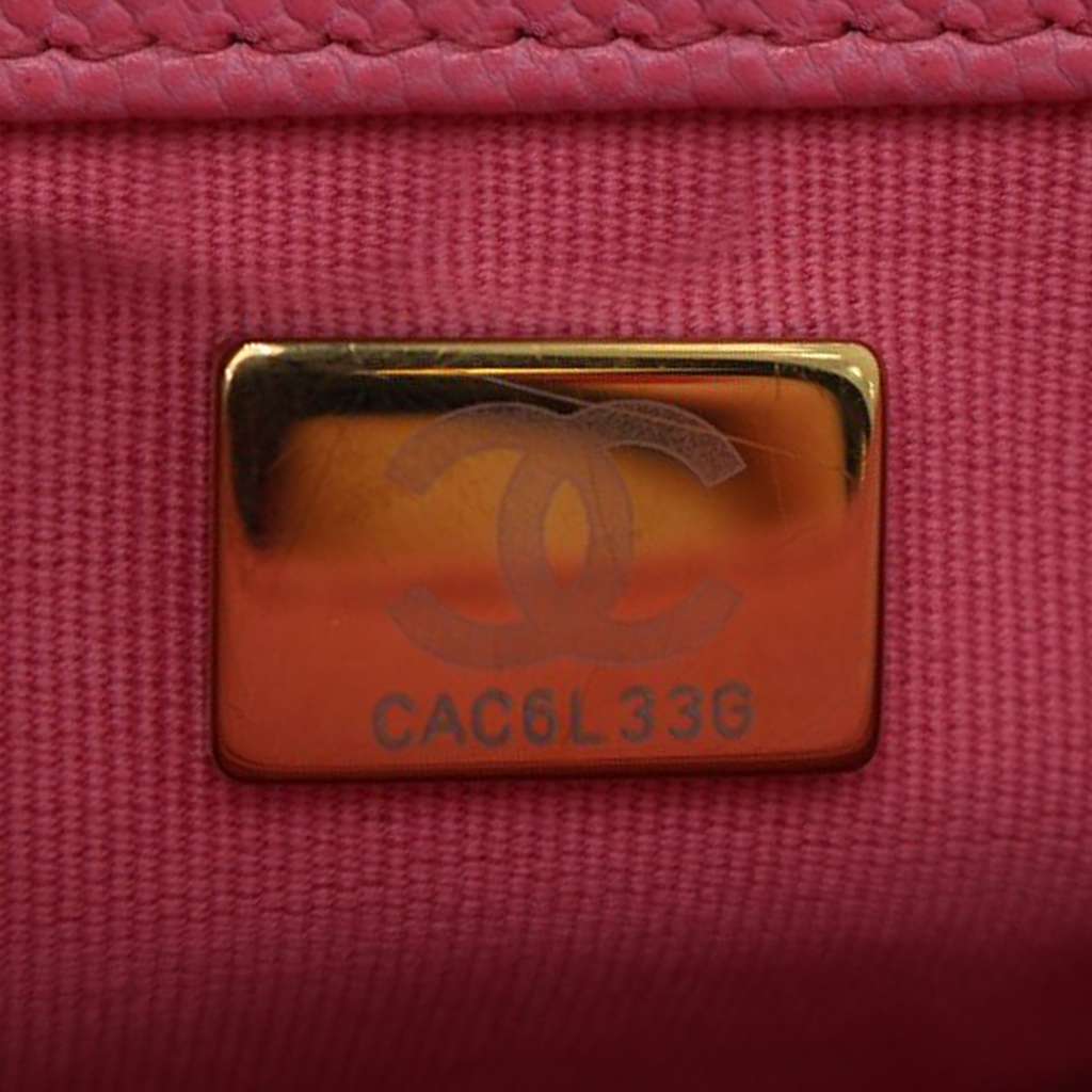 Chanel Mini Quilted Caviar CC Messenger Flap - Side view