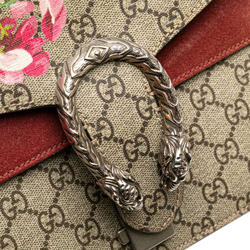 Gucci Small GG Supreme Blooms Dionysus Shoulder Bag - Detail 2