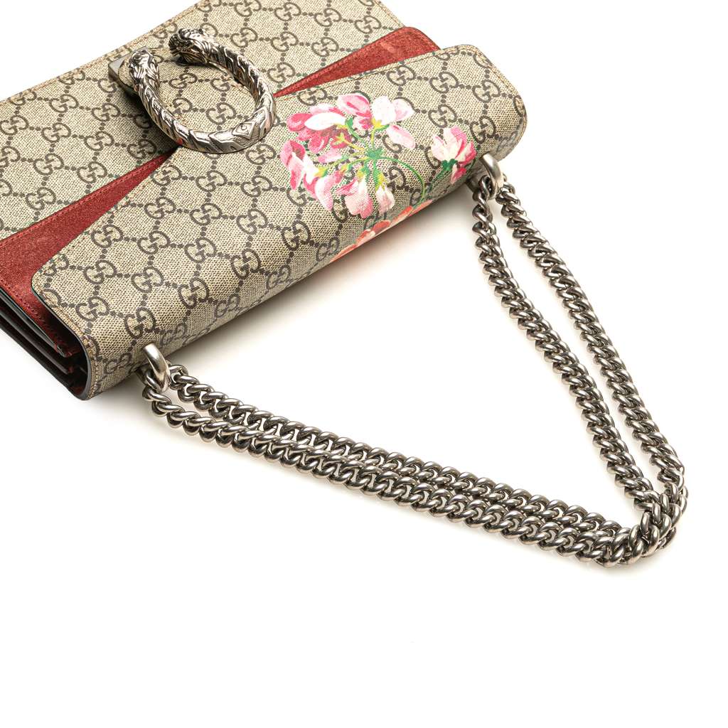 Gucci Small GG Supreme Blooms Dionysus Shoulder Bag - Image 10
