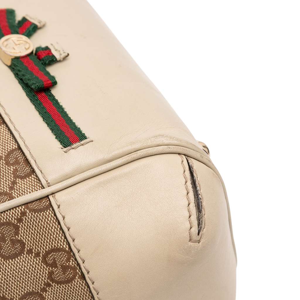 Gucci Small GG Canvas Web Mayfair Satchel - Detail 2