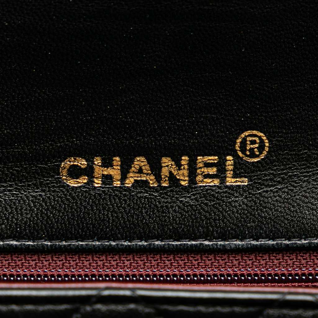 Chanel Mini Square Classic Lambskin Single Flap - Side view
