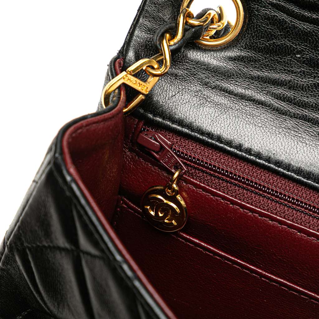 Chanel Mini Square Classic Lambskin Single Flap - Image 10