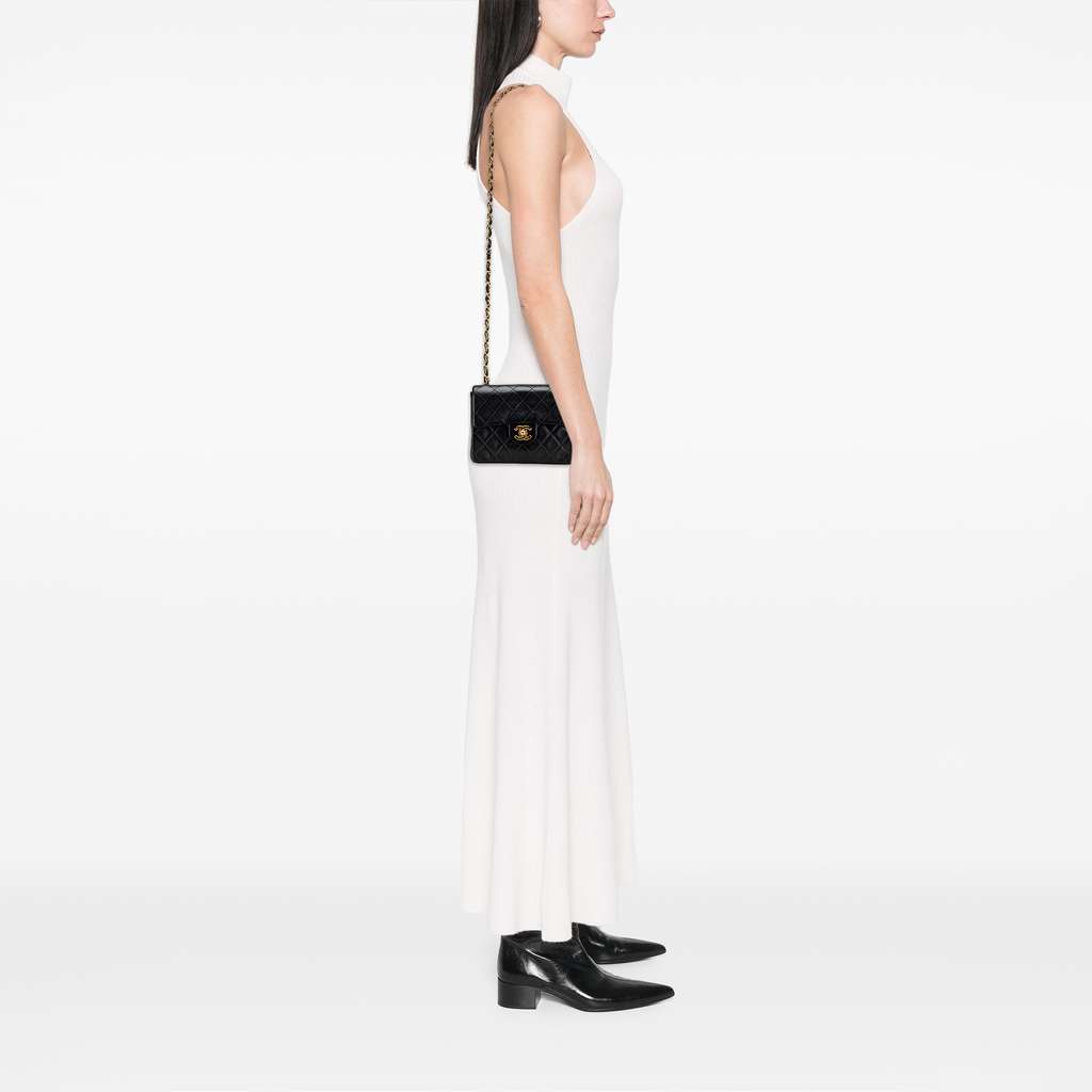 Chanel Mini Square Classic Lambskin Single Flap - Image 12