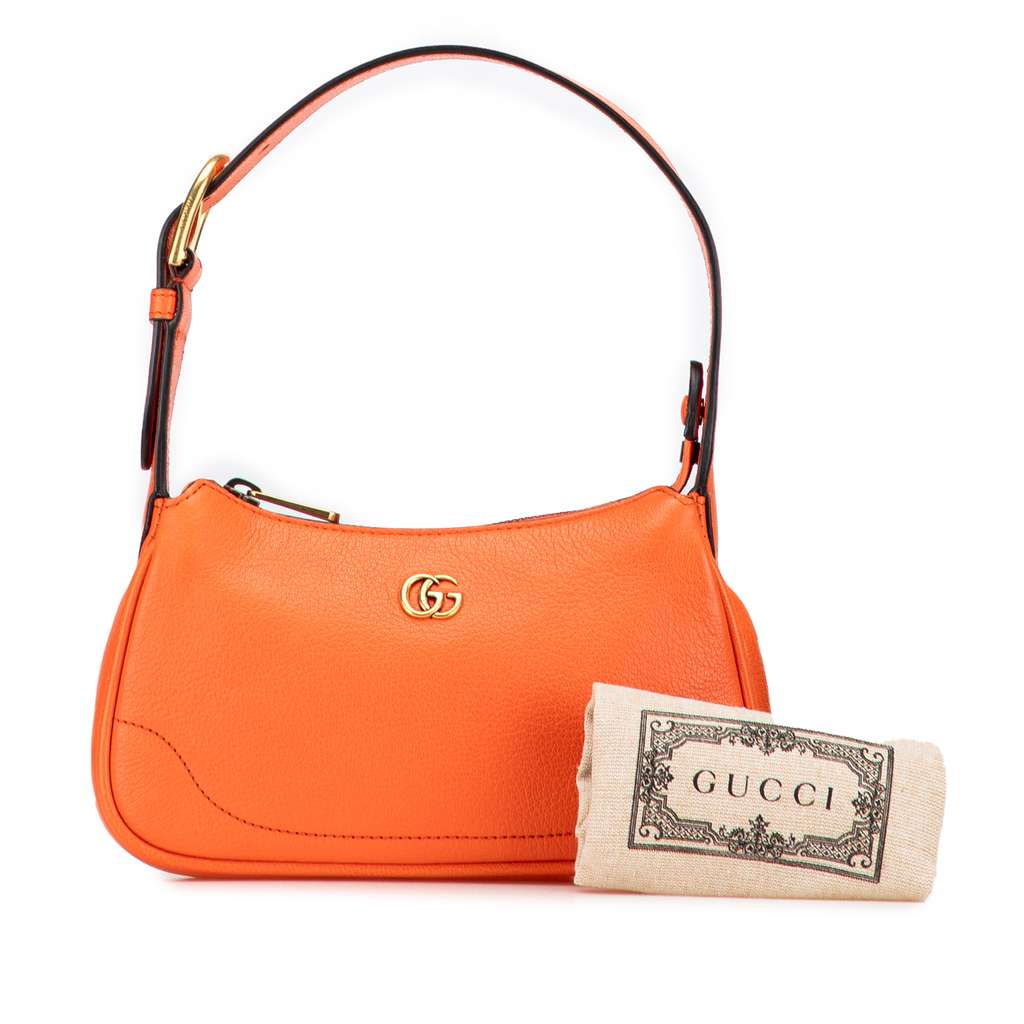 Gucci Mini Leather Aphrodite Shoulder Bag - Image 13