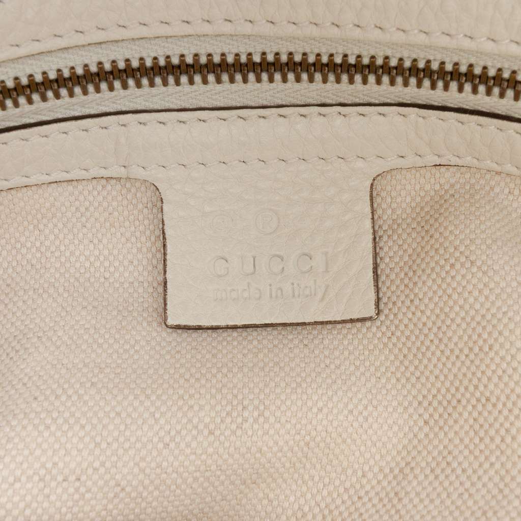 Gucci Leather Twill Satchel - Side view