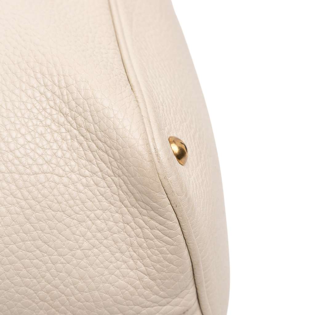 Gucci Leather Twill Satchel - Detail 2