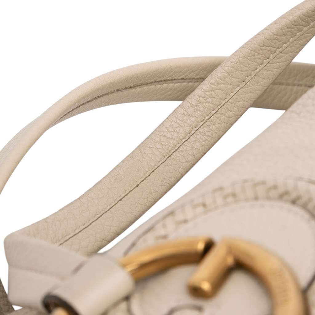 Gucci Leather Twill Satchel - Image 12