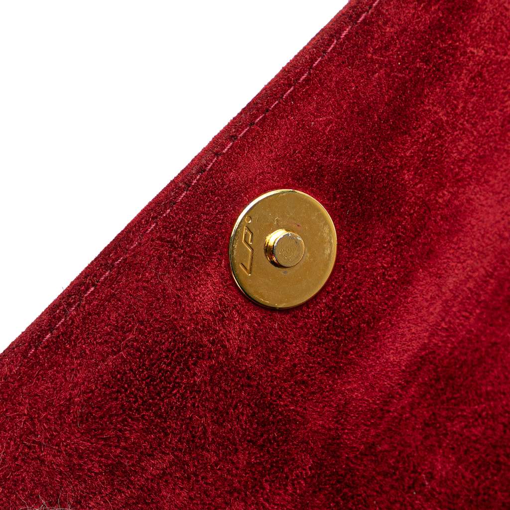 Salvatore Ferragamo Suede Vara Bow Satchel - Image 10