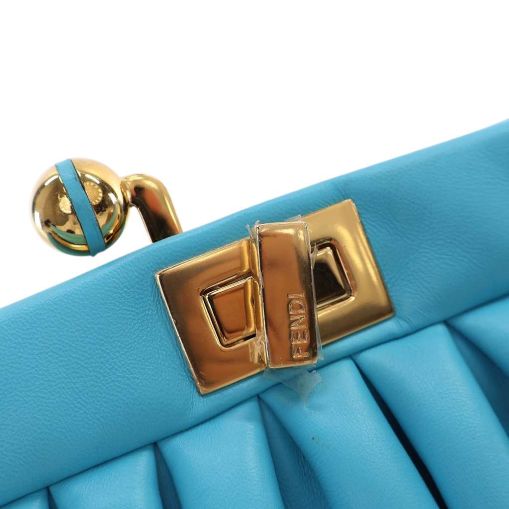 Fendi Nappa Peekaboo Click Clutch On Strap - Detail 2