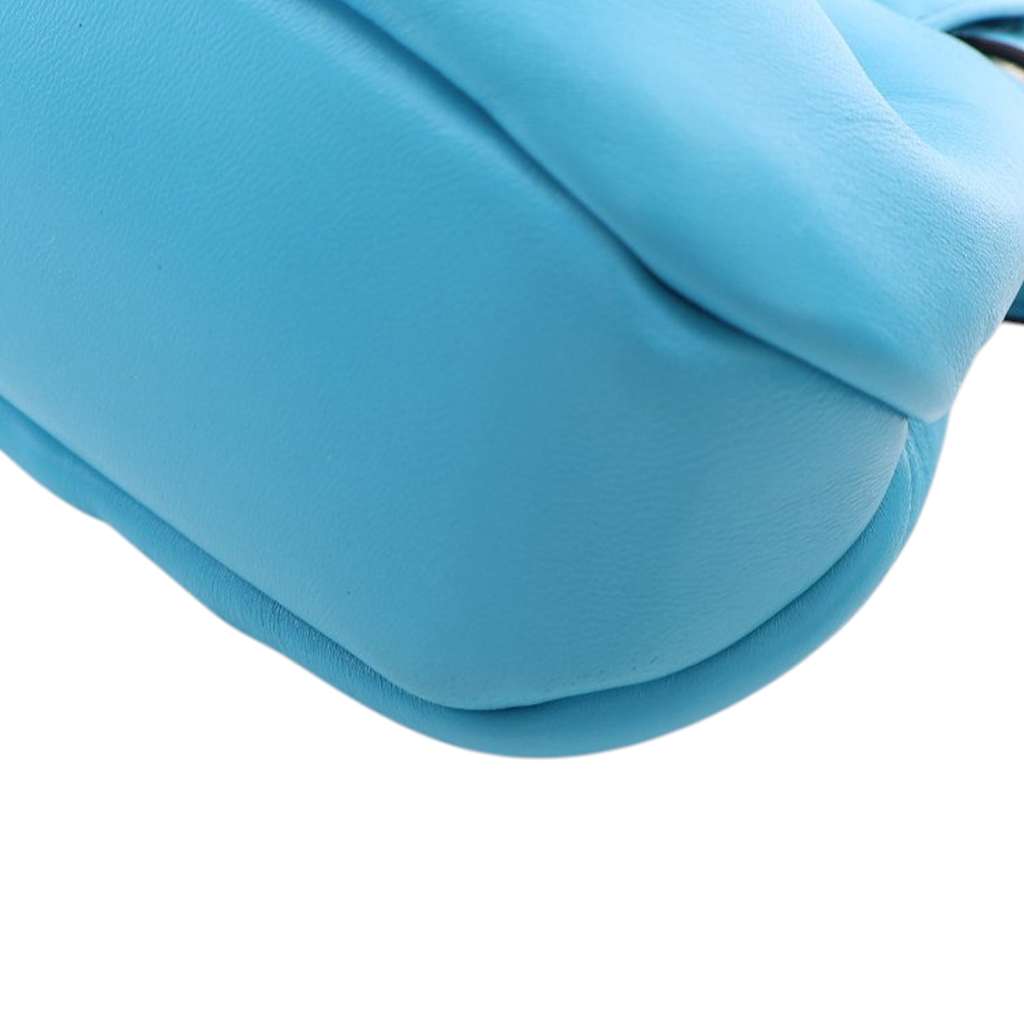 Fendi Nappa Peekaboo Click Clutch On Strap - Image 11