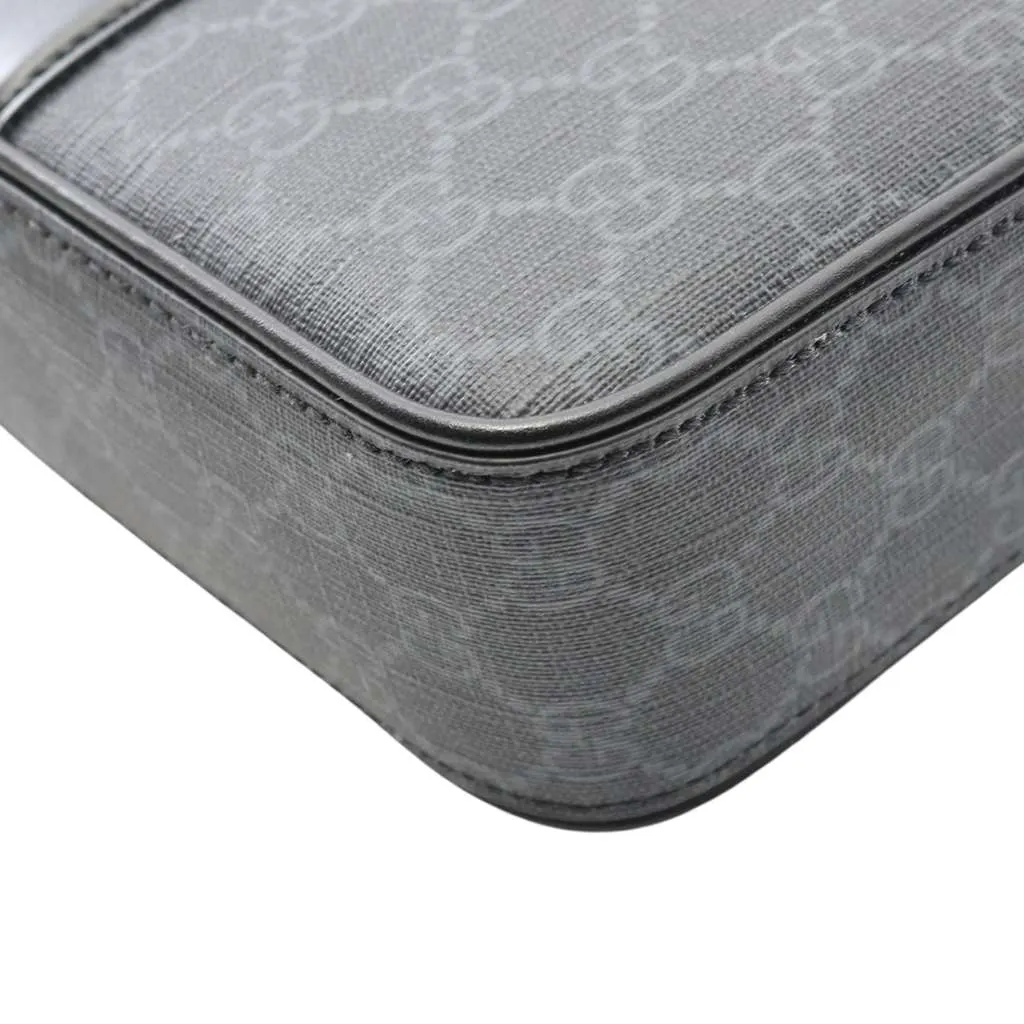 Gucci Large GG Supreme Web Tote Black Canvas Very good - Box View