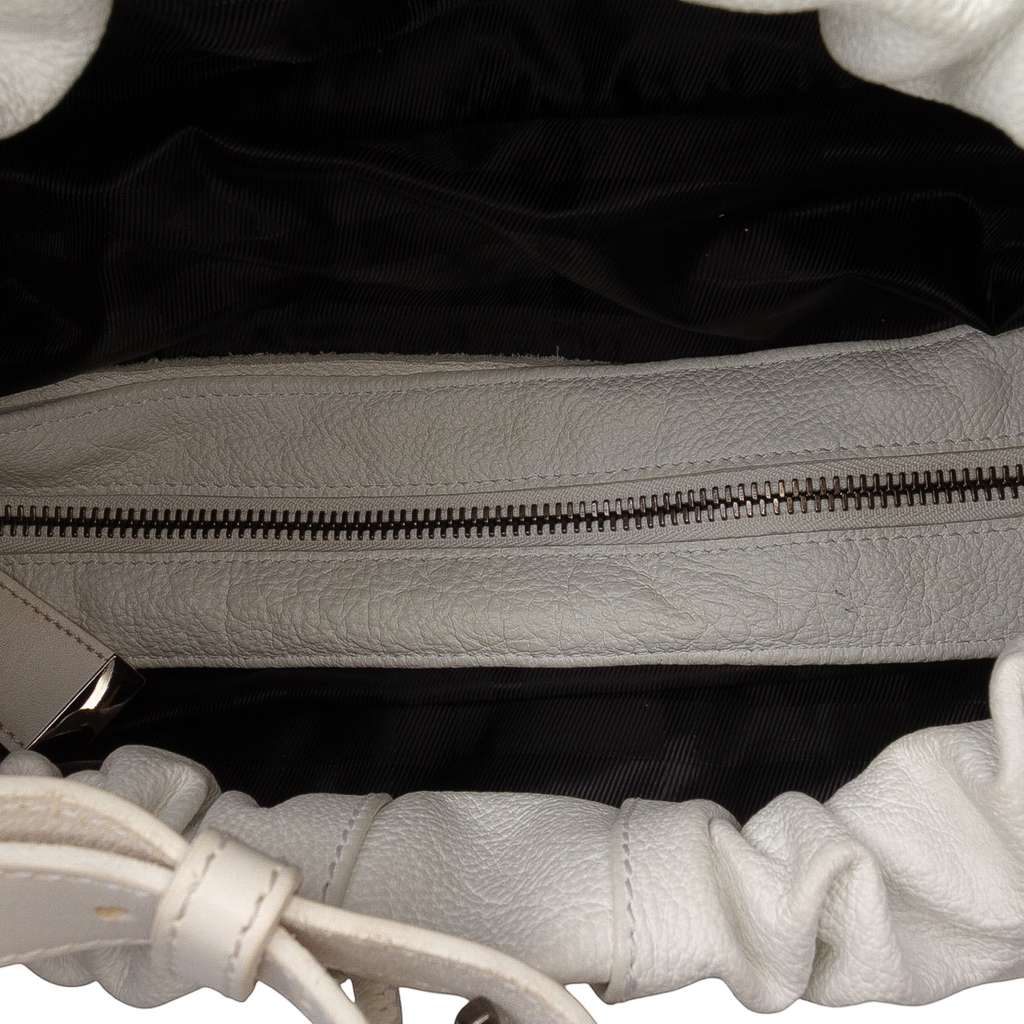 Burberry Leather Drawstring Shoulder Bag - Image 12