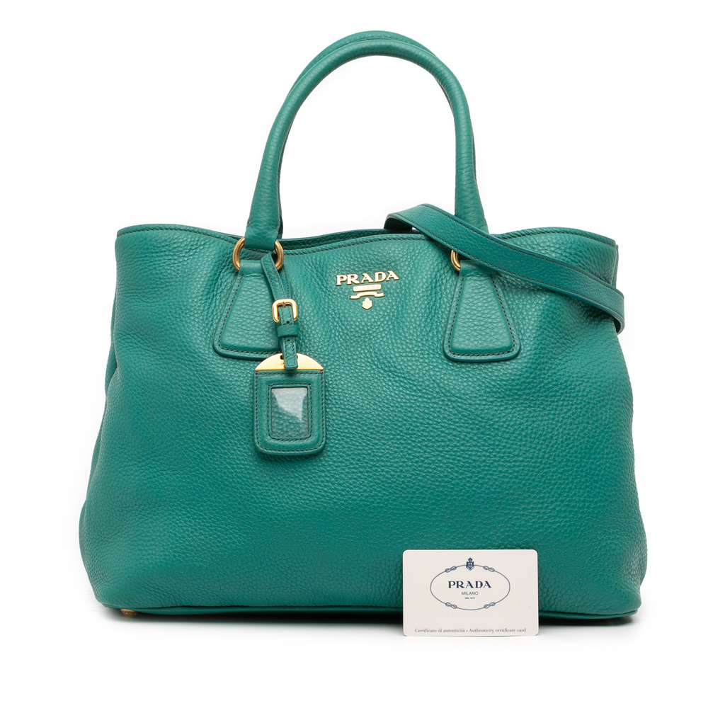 Prada Vitello Daino Open Convertible Tote - Image 14