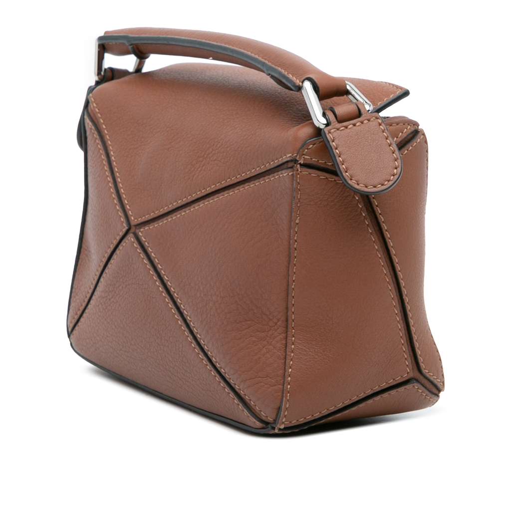 Loewe Mini Calfskin Puzzle Satchel - 2