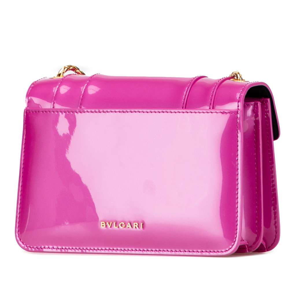 Bvlgari Patent Serpenti Forever Crossbody - Back view
