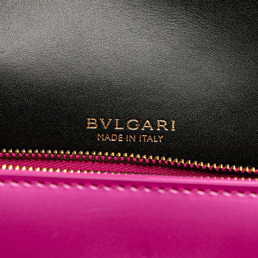 Bvlgari Patent Serpenti Forever Crossbody - Side view