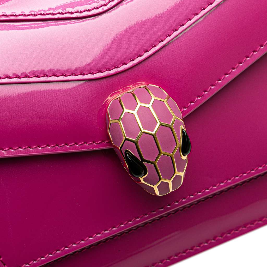 Bvlgari Patent Serpenti Forever Crossbody - Image 10