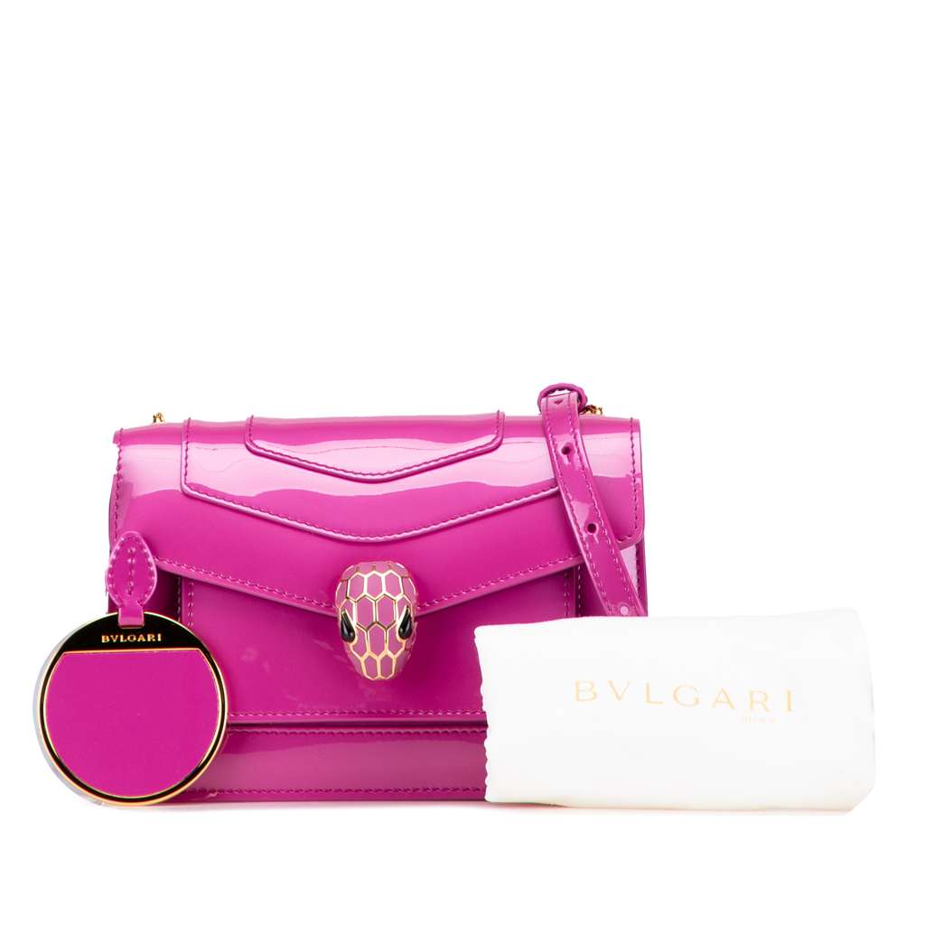 Bvlgari Patent Serpenti Forever Crossbody - Image 12