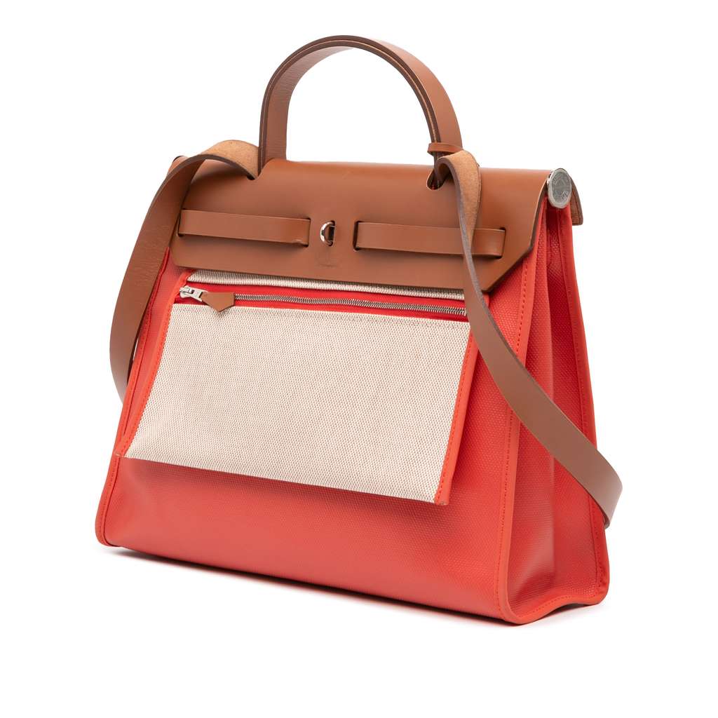 Hermès Toile Herbag Zip 31 - Back view