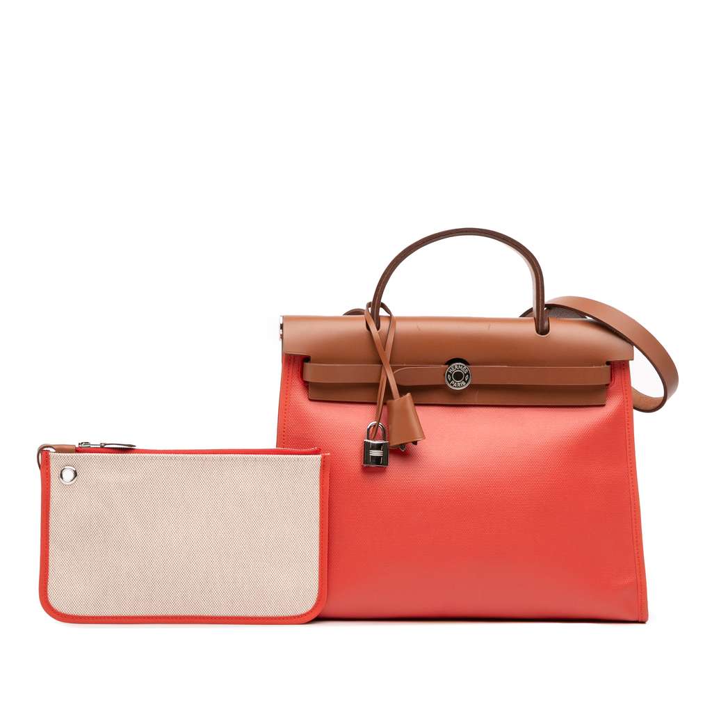 Hermès Toile Herbag Zip 31 - Image 15