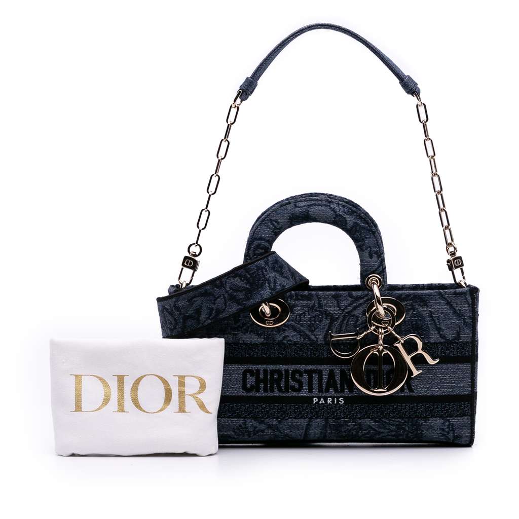 Dior Medium Canvas Embroidered Toile De Jouy Lady D Joy - Image 14