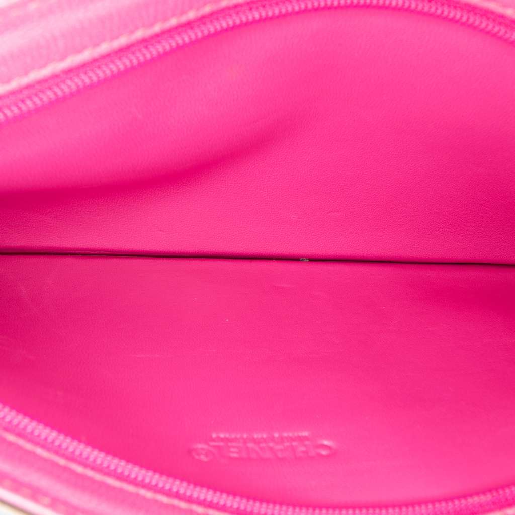 Chanel Pony Hair Logo Chain Pochette - 4