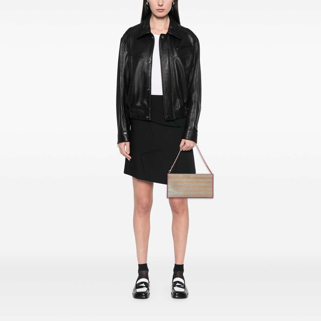 Chanel Pony Hair Logo Chain Pochette - Image 12