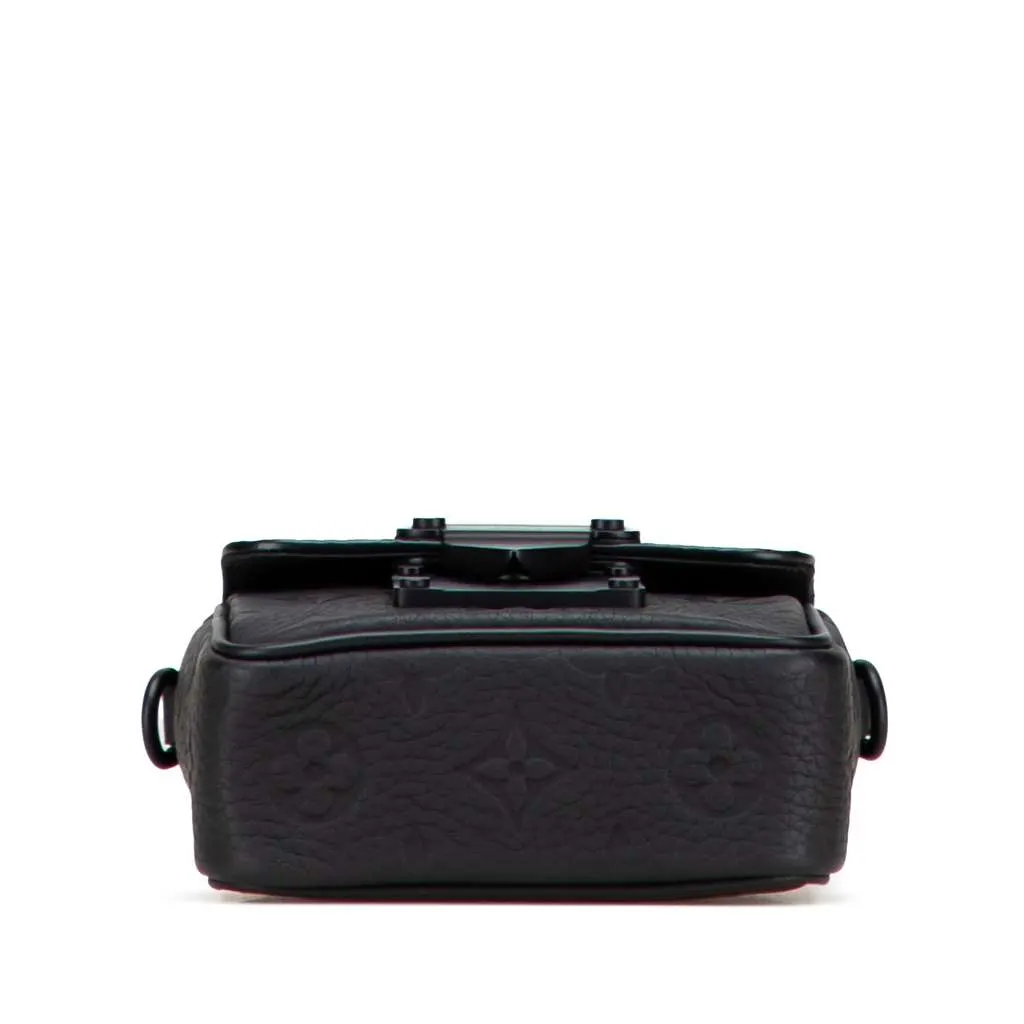 Louis Vuitton Monogram Taurillon Pico S Lock Black Leather Good - Inside View