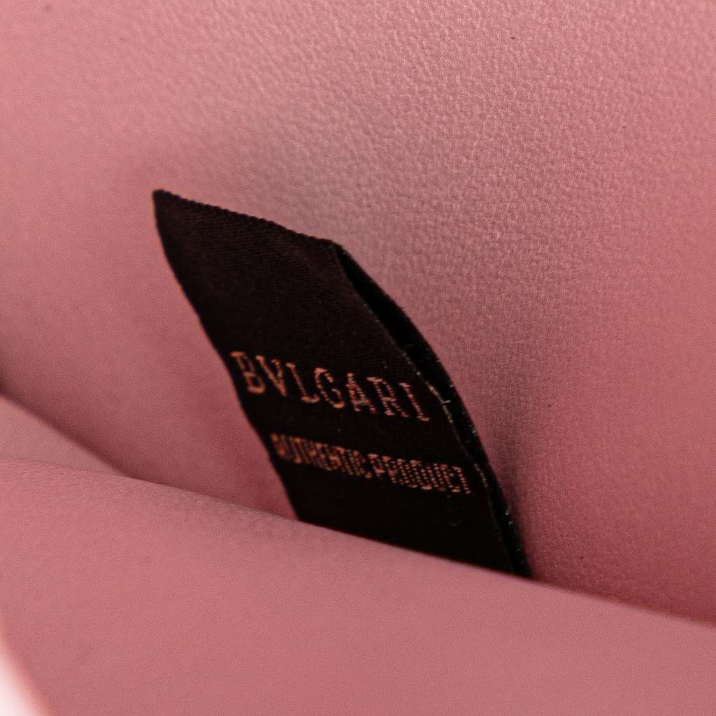 Bvlgari Small Leather Square Serpenti Forever Chain Crossbody - Detail 1