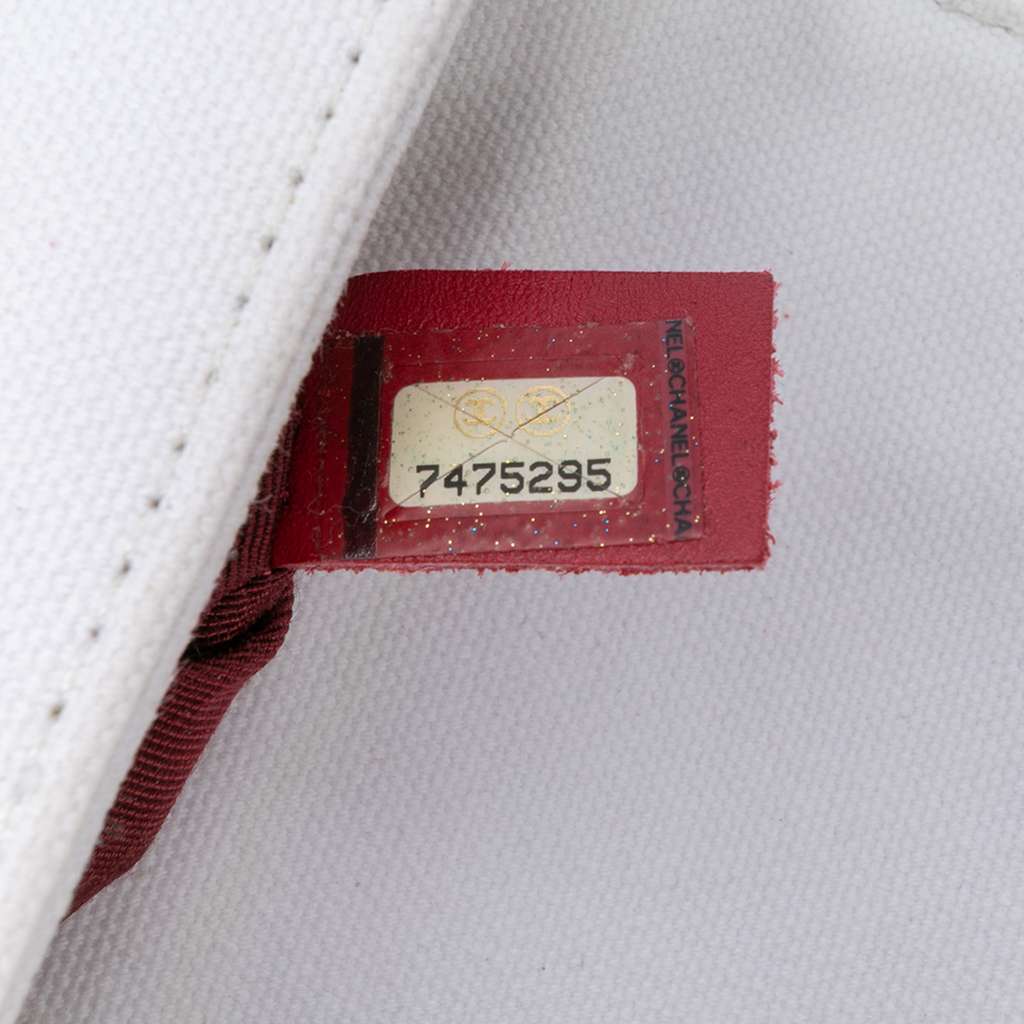 Chanel CC Canvas and Metallic Lambskin No. 5 Chain Flap - Detail 1