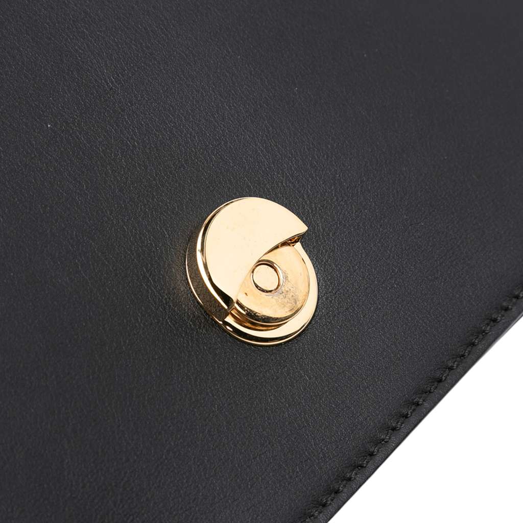 Fendi Versace Vitello Seta Fendace Brooch Baguette Satchel - Image 11