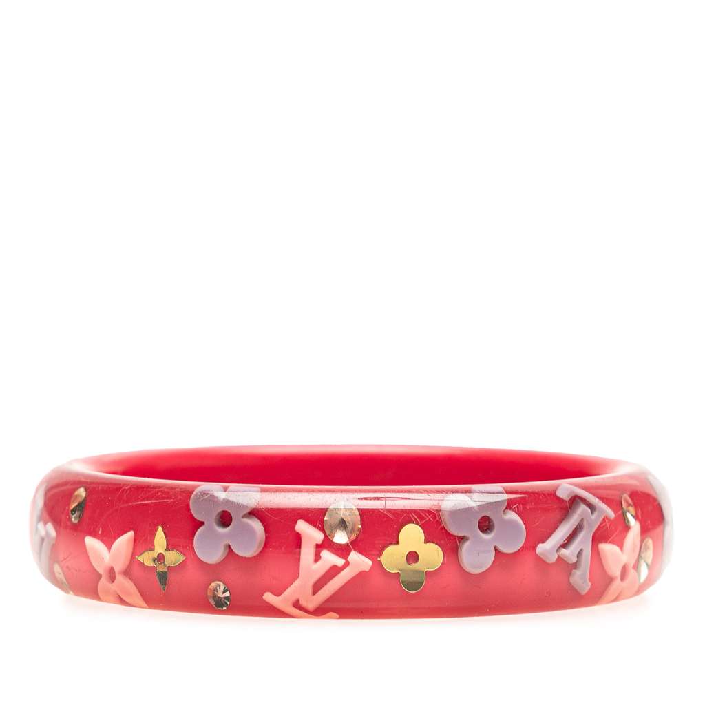 Louis Vuitton Resin and Crystal Inclusion Bracelet GM