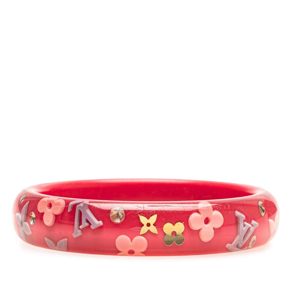 Louis Vuitton Resin and Crystal Inclusion Bracelet GM - Back view
