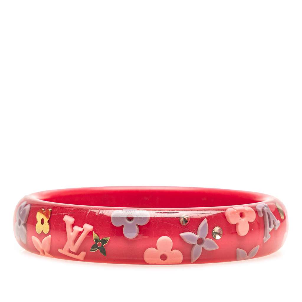Louis Vuitton Resin and Crystal Inclusion Bracelet GM - Image 6