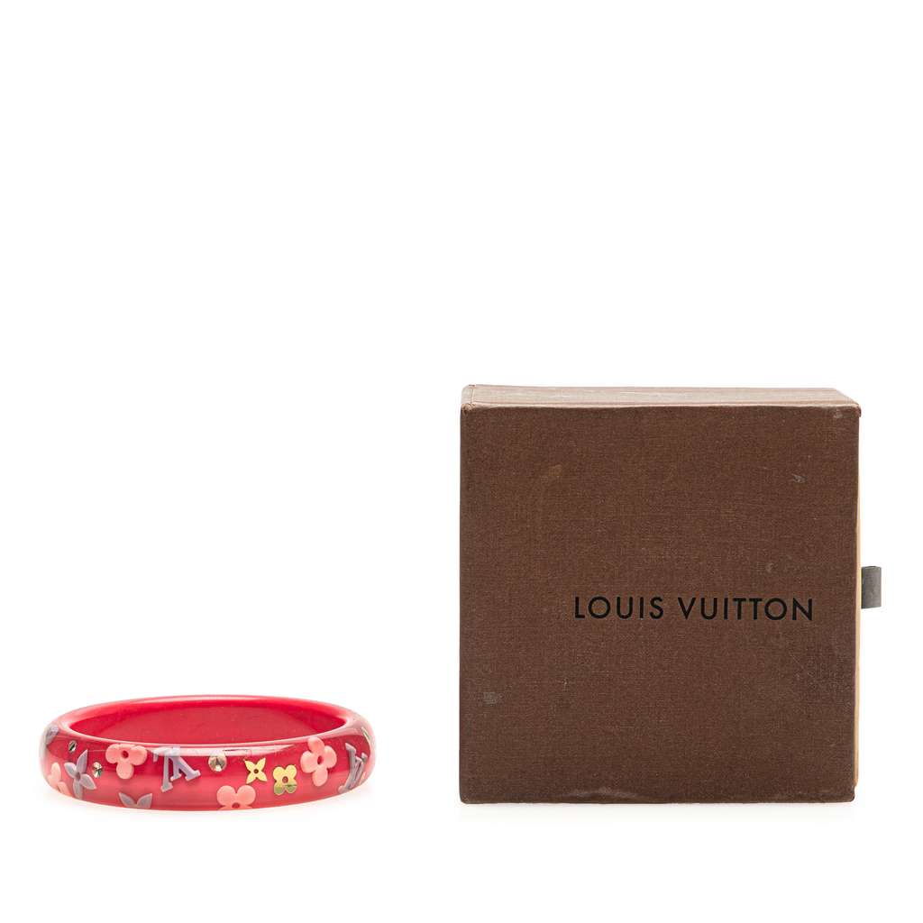 Louis Vuitton Resin and Crystal Inclusion Bracelet GM - Side view